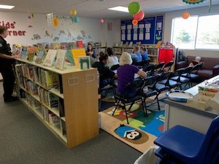 Photo of the Coffee with the Mayor Event at the Elizabeth Library.