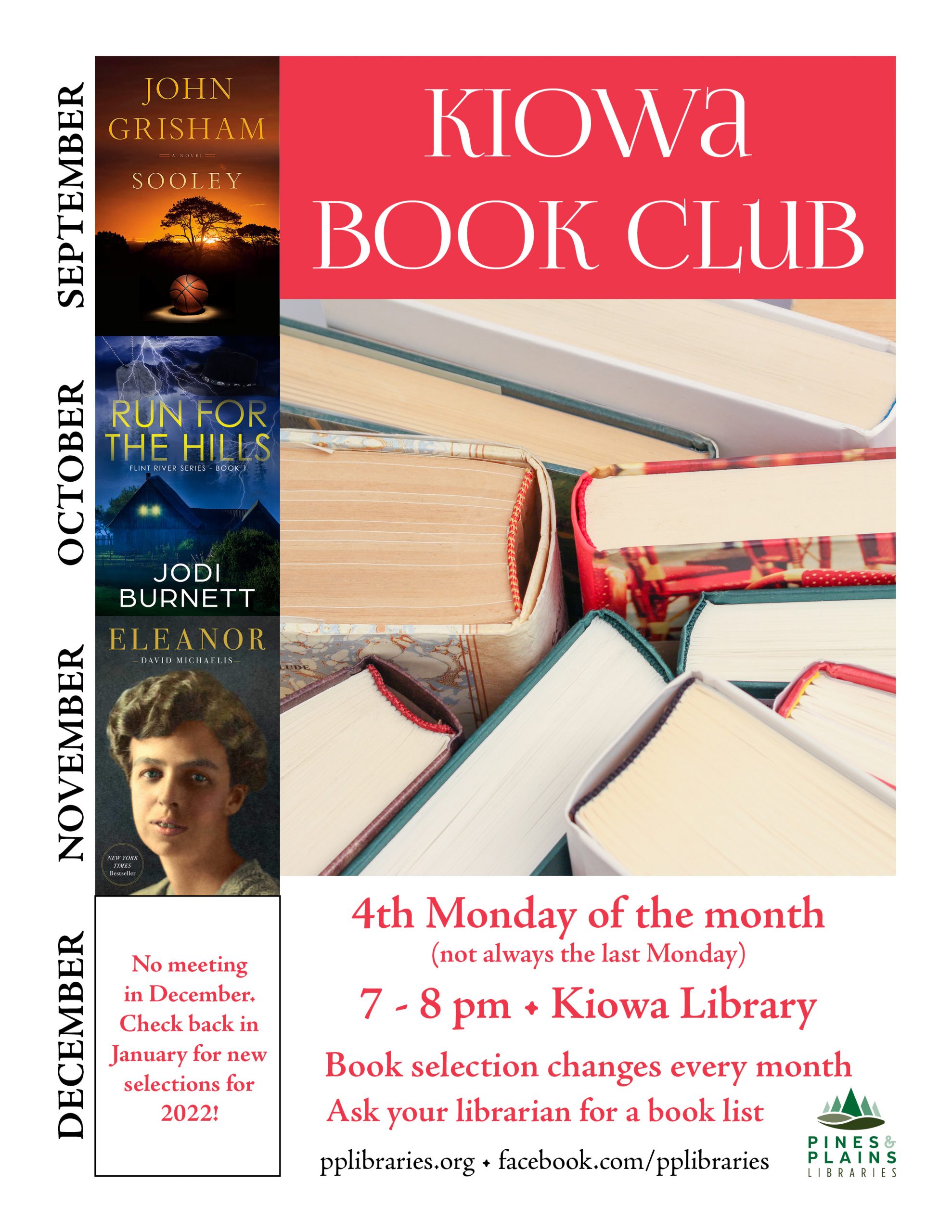 kiowa book club flyer 2021